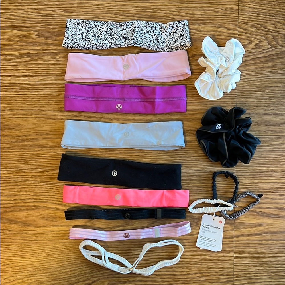 Lululemon Headbands and Scrunchies Set
